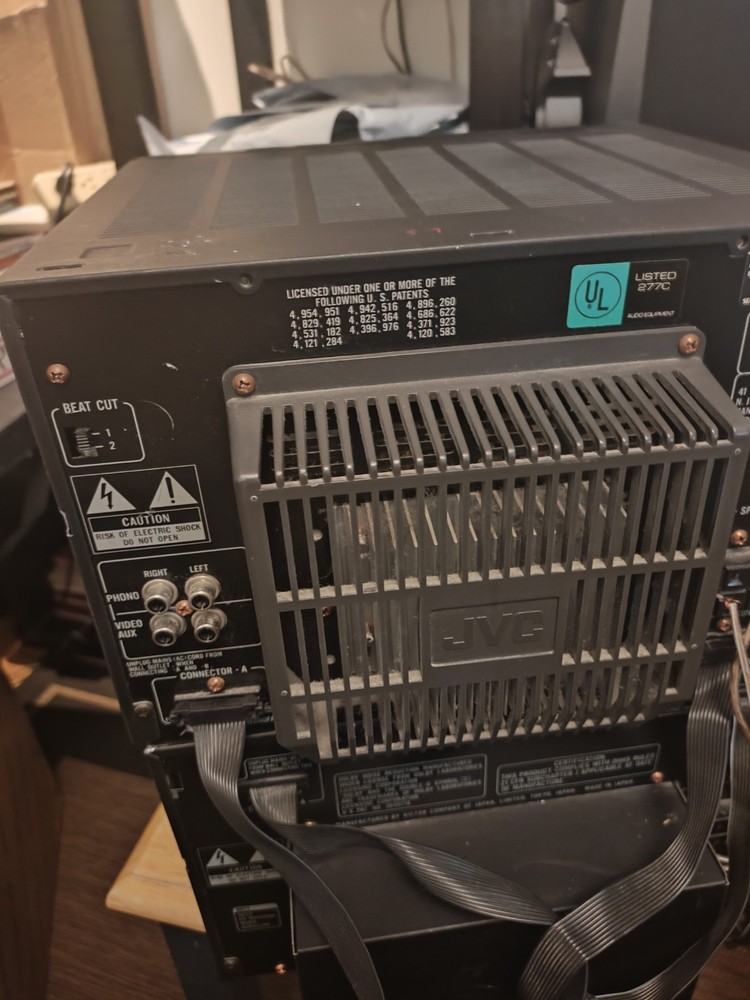 JVC CA-MX55MBK Compact Component System Stereo Receiver WORKS!!