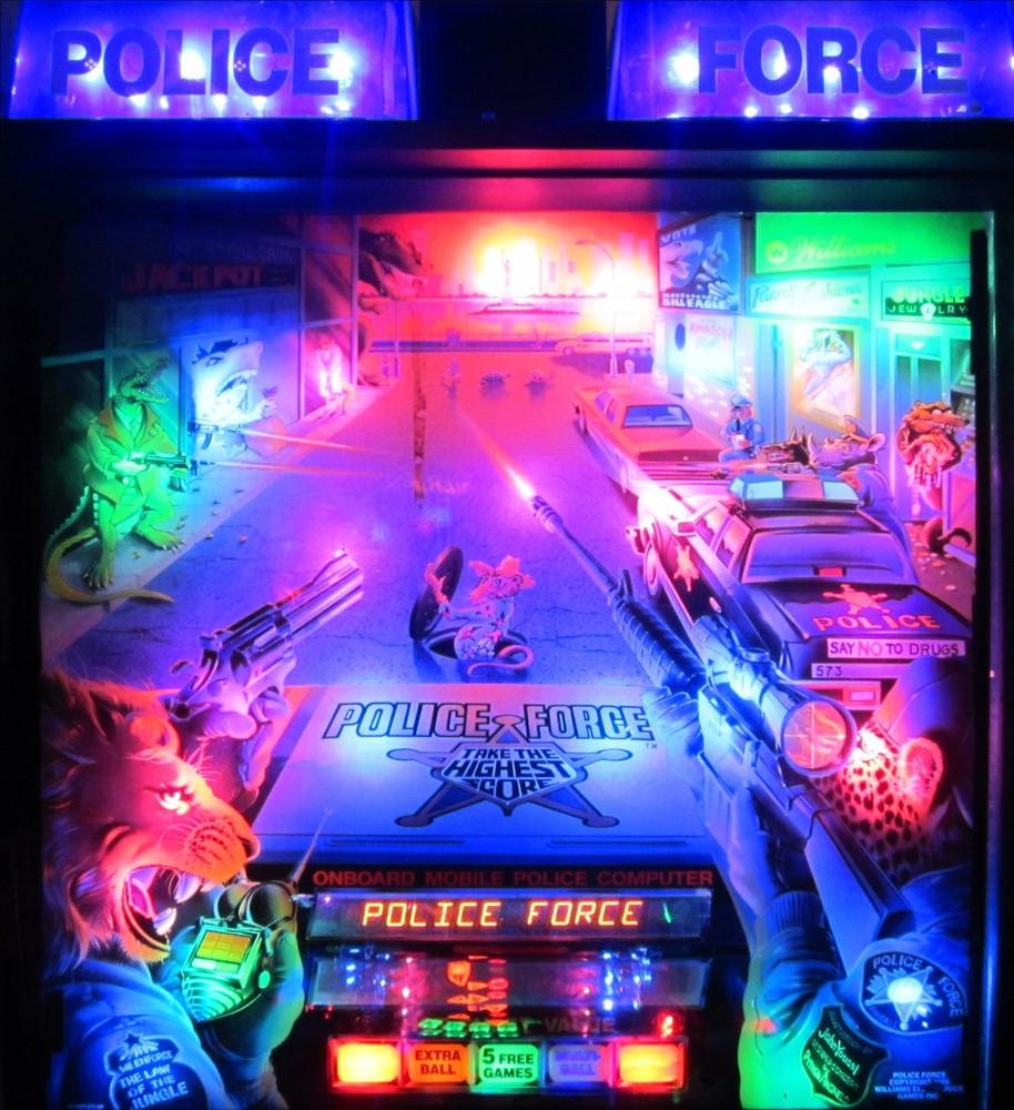 POLICE FORCE - NON GHOSTING Lighting Kit custom SUPER BRIGHT PINBALL LED KIT