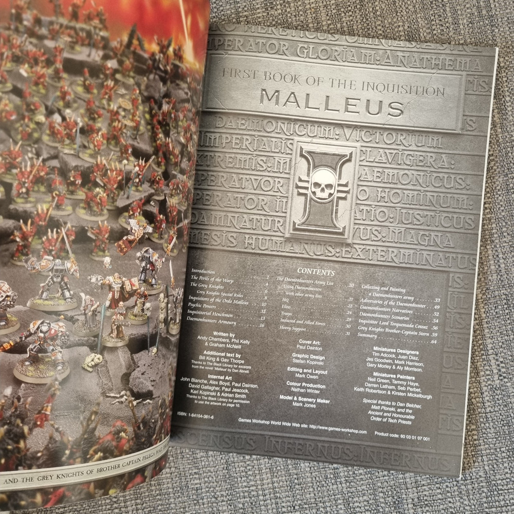 Warhammer 40k: Codex Daemonhunters 2003 (3rd Edition) - Games Workshop