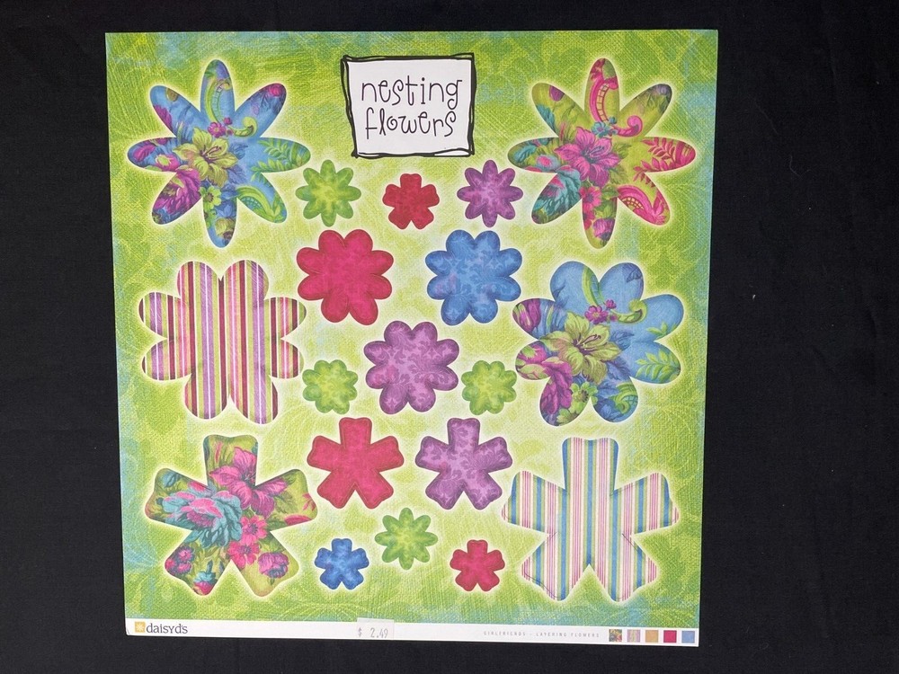 DAISY D'S ASSORTED 12 X 12 MONOGRAMS AND FLOWERS