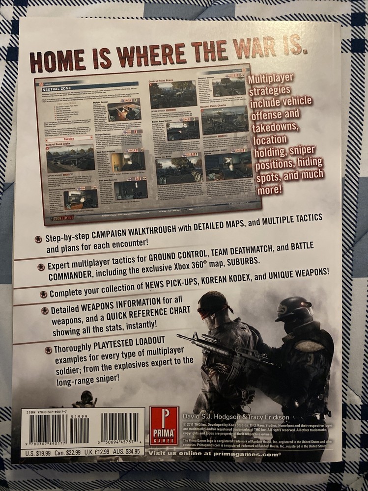 Homefront Prima Official Game Guide for PC PS3 Xbox 360