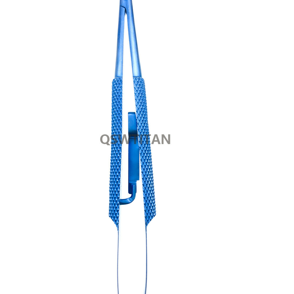 1pcs Titanium Barraquer Needle Holder With lock micro eye surgical instruments