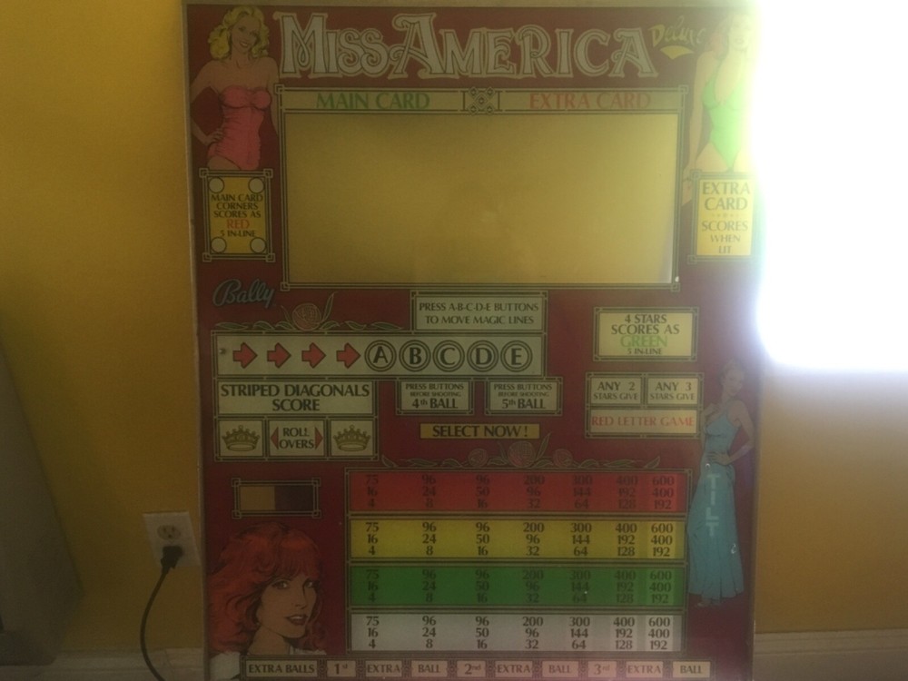  Bally Bingo Pinball Machines  $100 & up