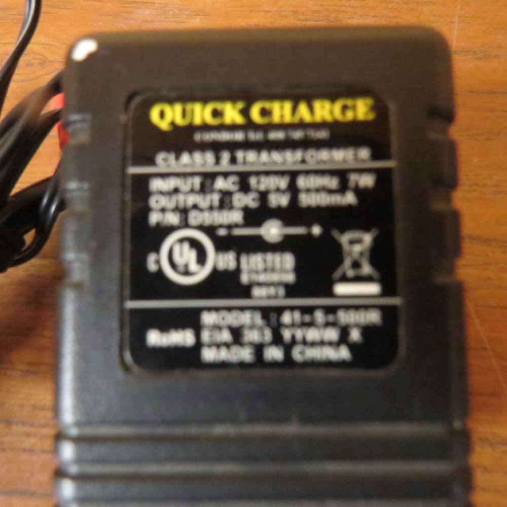 + Genuine Quick Charge 41-5-500R
