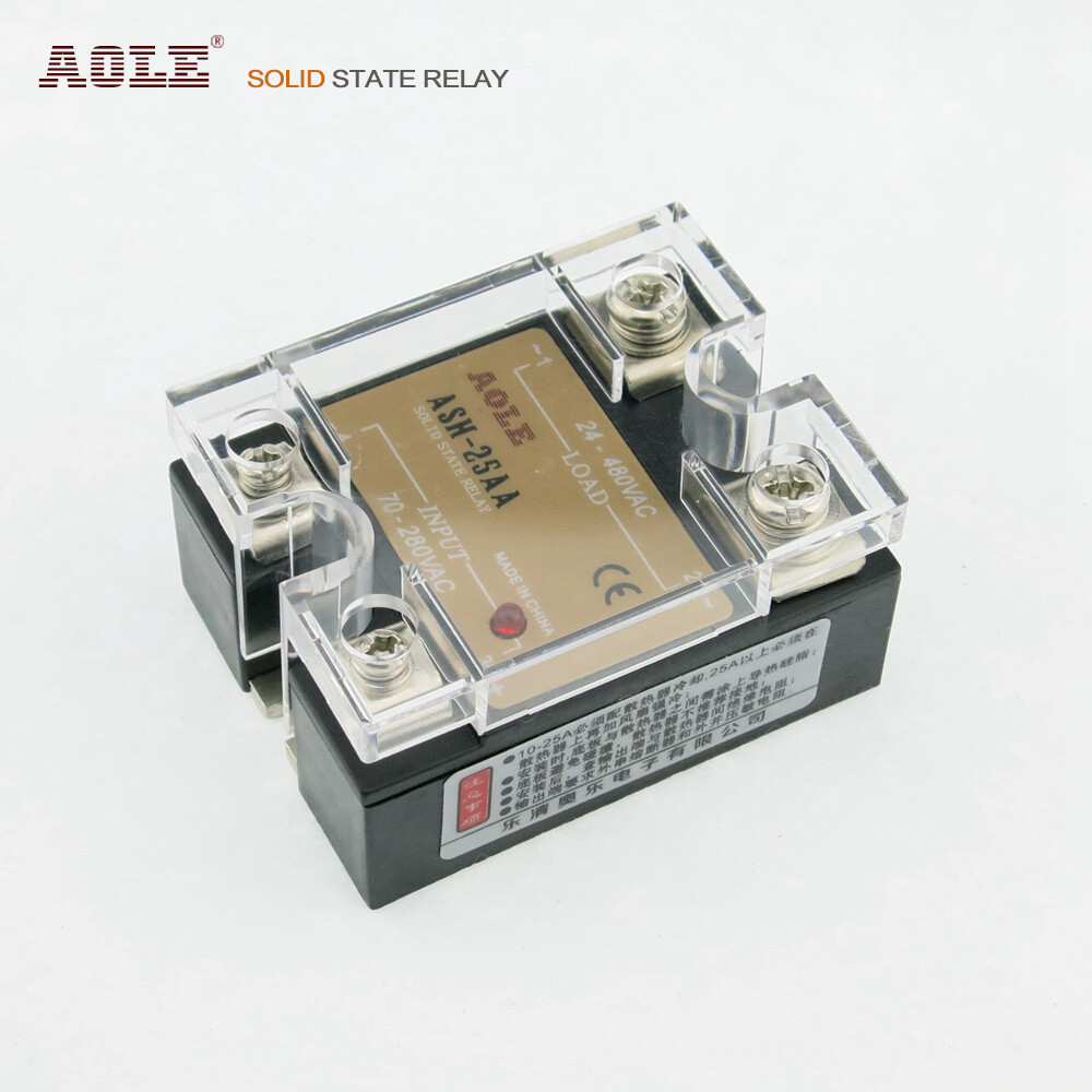 Single Phase Solid State Relay AC-AC 25A Module ASH-25AA