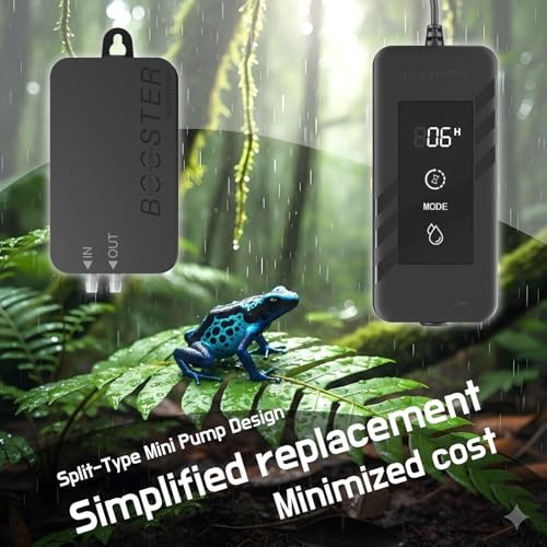 Automatic Reptile Misting & Humidifying System, Auto Rain Sprayer, 2 MS100 Kit