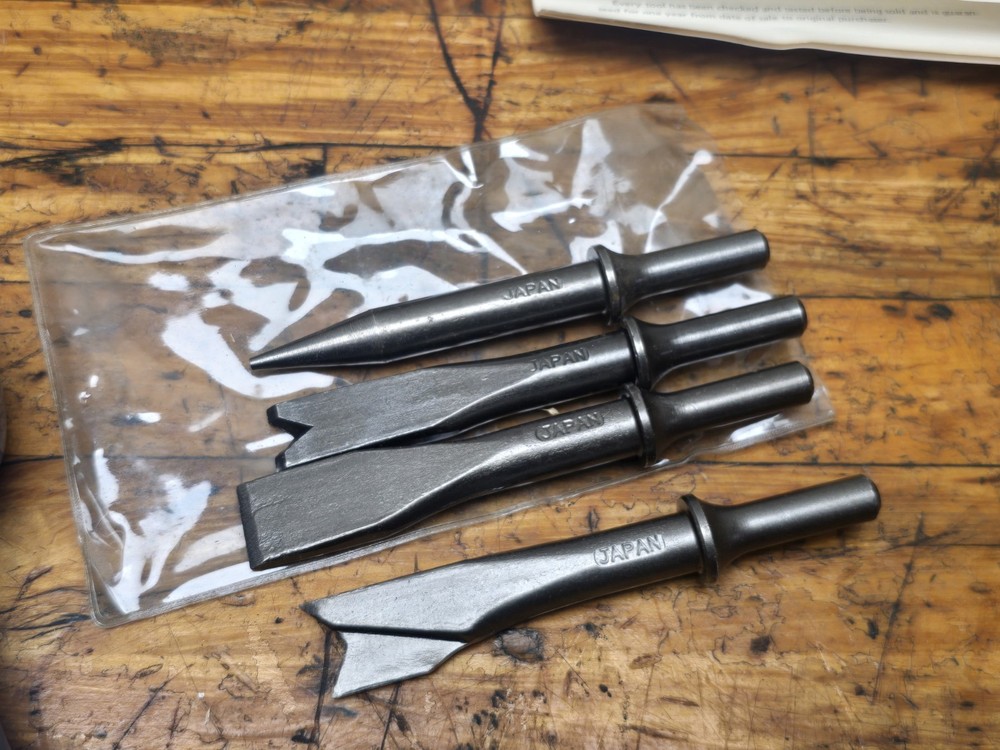 Mohawk Tool Air Hammer Chisel Set No 728 Unused