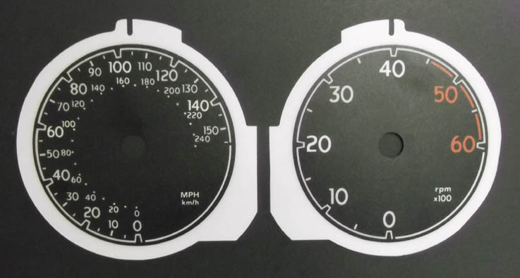 Lockwood Lancia Delta BLACK Dial Conversion Kit C963