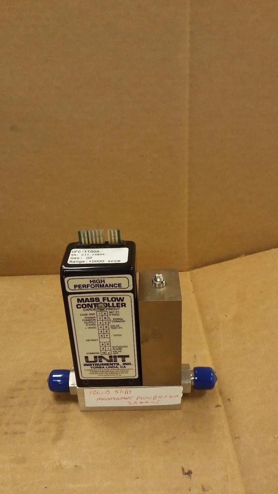 UNIT Instruments UFC-1100A O2 Gas 10000 SCCM Mass Flow Controller