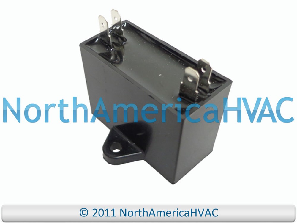 12384 - Mars Motor Run Capacitor 3 MFD uf 450 VAC Mini Black Rectangle