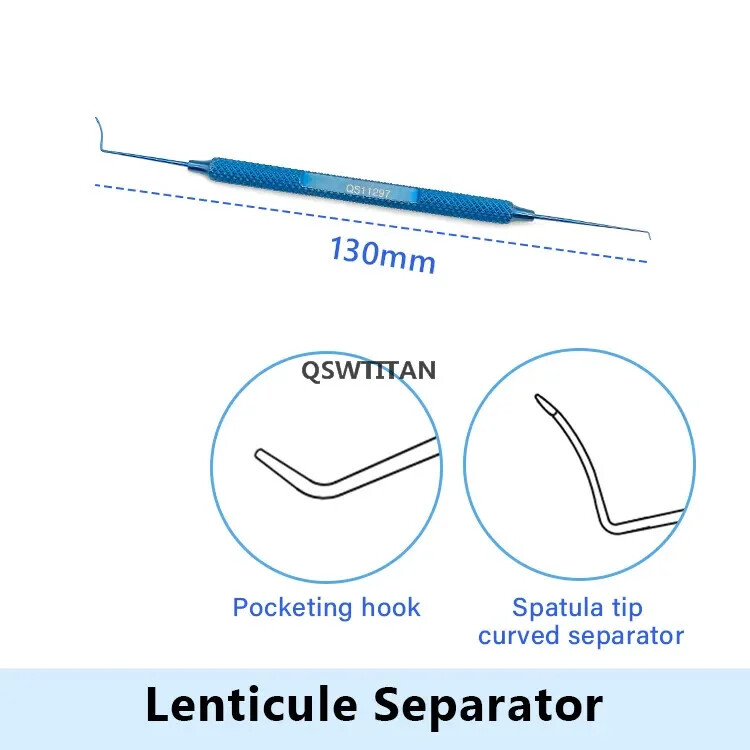 Lenticule Separator double-end hook Lens Separator Ophthalmic Instrument