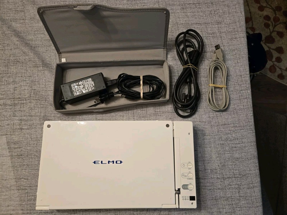 Elmo Digital Visual Presenter Notebook Document Camera W/ Travel Case, HV-110u