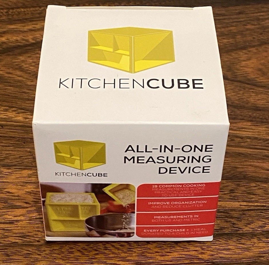All-in-One Measuring Cube | 30+ Sizes | Kitchen | Baking | Great Gift | Red