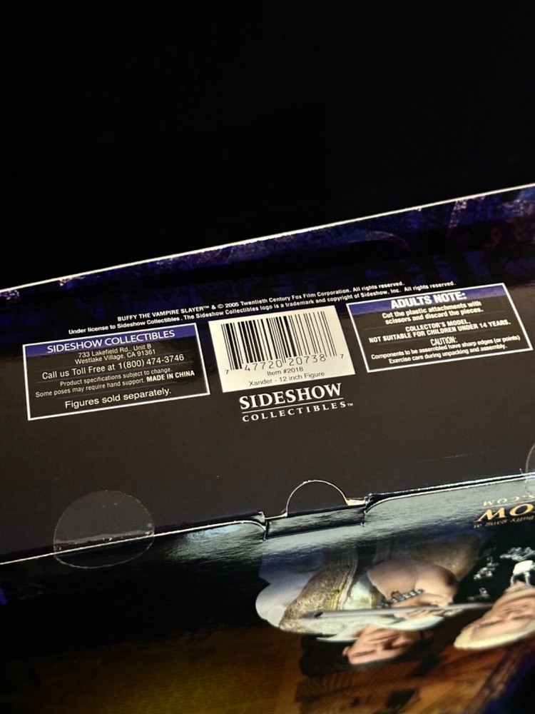 Buffy the Vampire Slayer Sideshow Xander 12-inch figure OPEN BOX