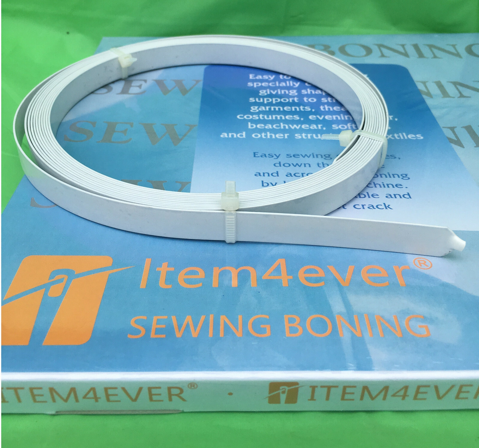 5.5 yard white spring steel metal boning for corset boning fashion support