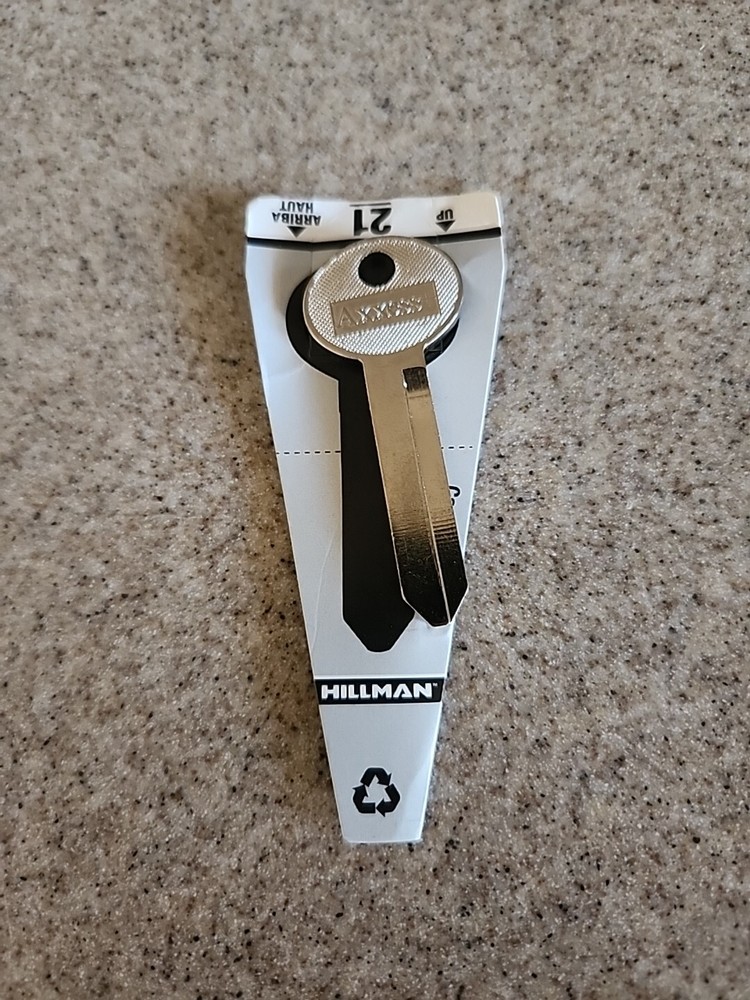 Hillman Key Blank # 21
