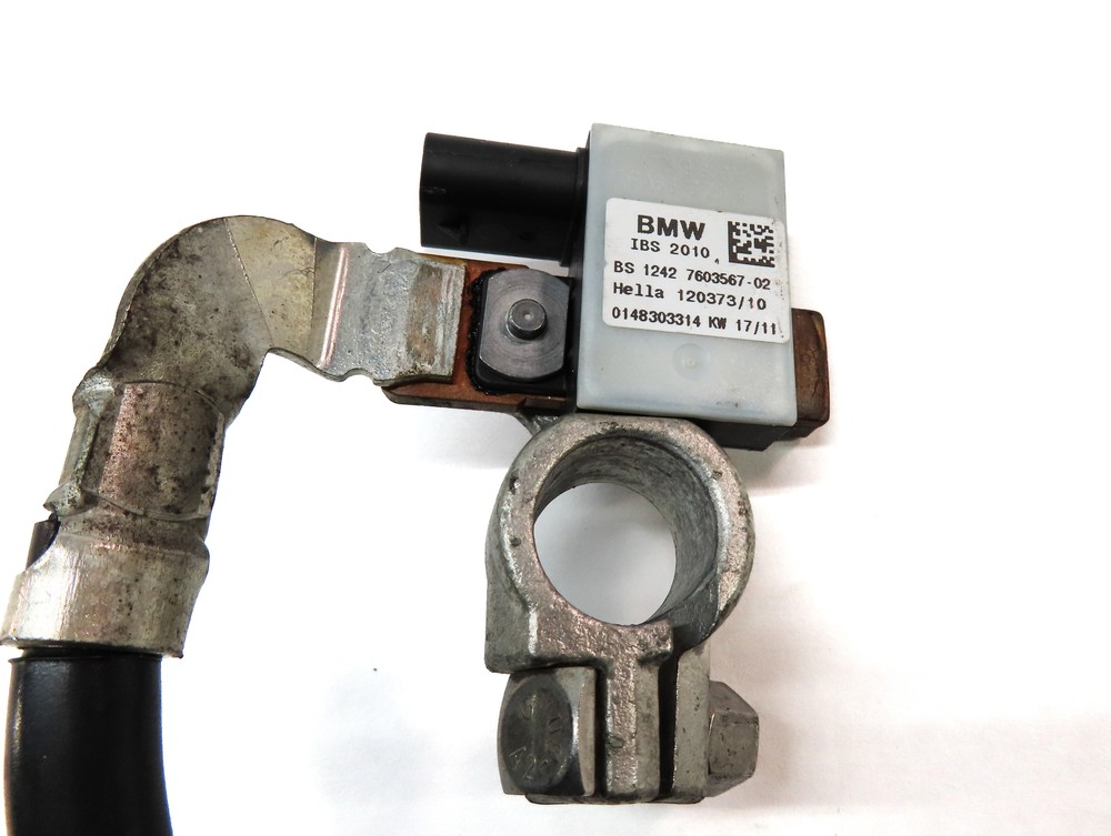2012 BMW X5 (E70) NEGATIVE BATTERY CABLE w/ INTELLIGENT BATTERY IBS MODULE