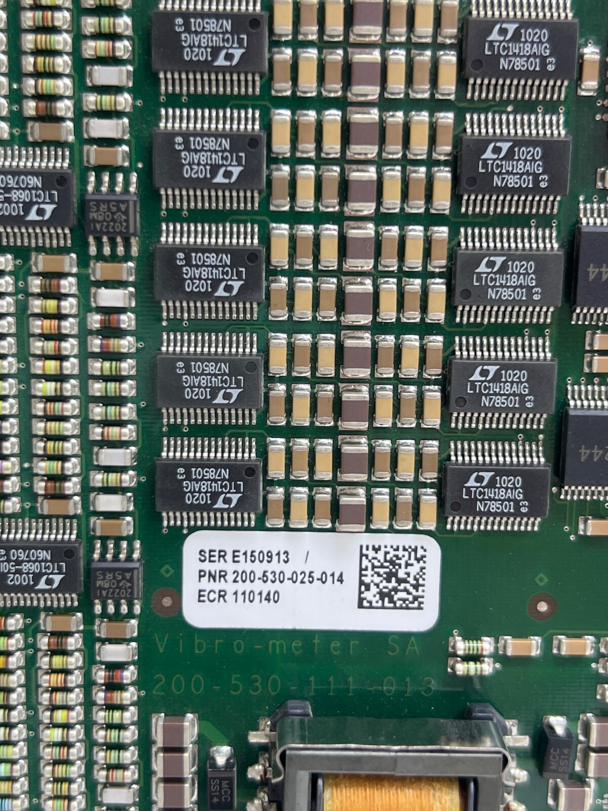 MEGGITT 200-530-025-014 VIBRO-METER PCB CIRCUIT BOARD (USED)
