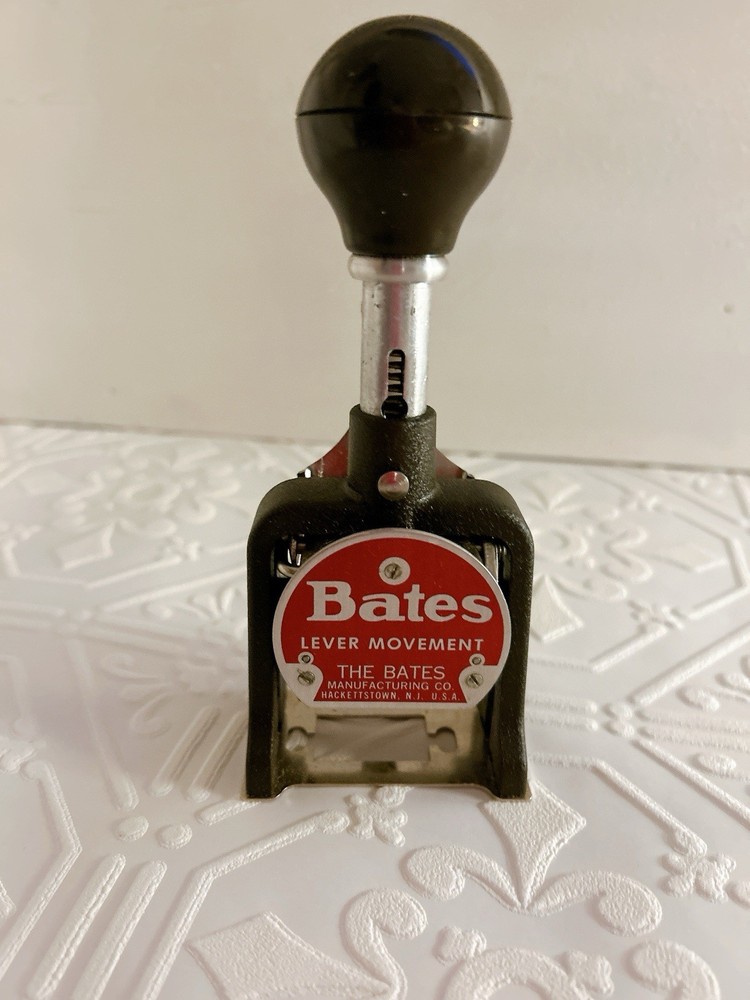 VTG Bates Standard Multiple Movement Numbering Machine