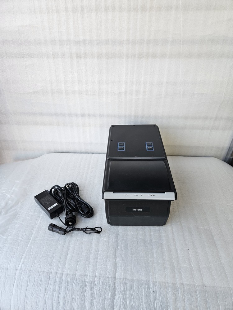 MORPHO TP-5300A-ED  Palm Print Livescan Scanner W/ Power Adapter & Cable