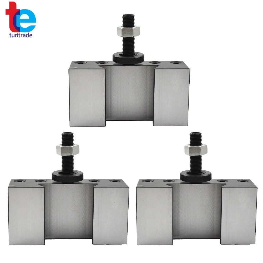 3× CXA #2 250-302 QUICK CHANGE TURNING FACING & BORING TOOL POST HOLDER New
