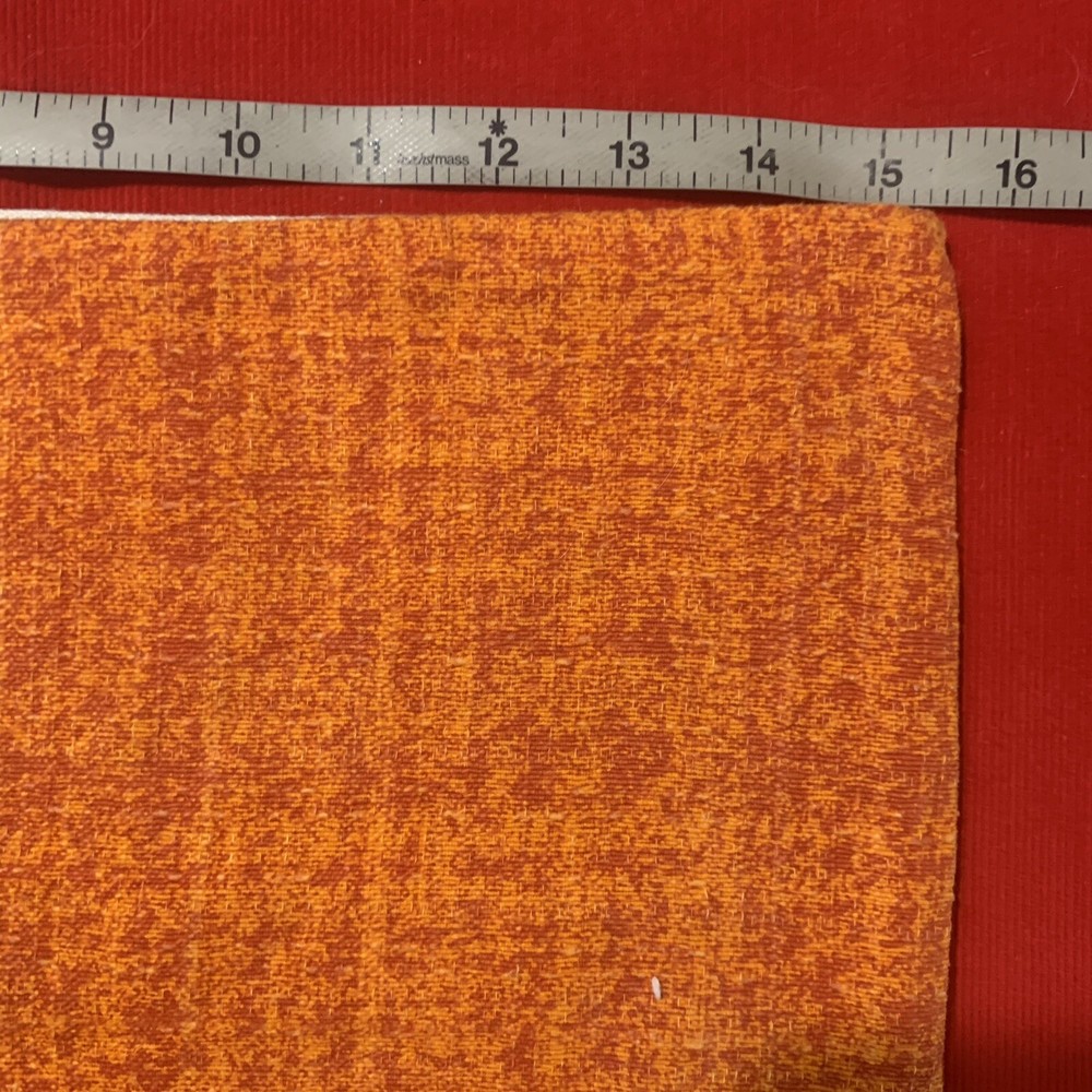 Retro 68 Orange Woven Decorative Accent Small Pillowcase