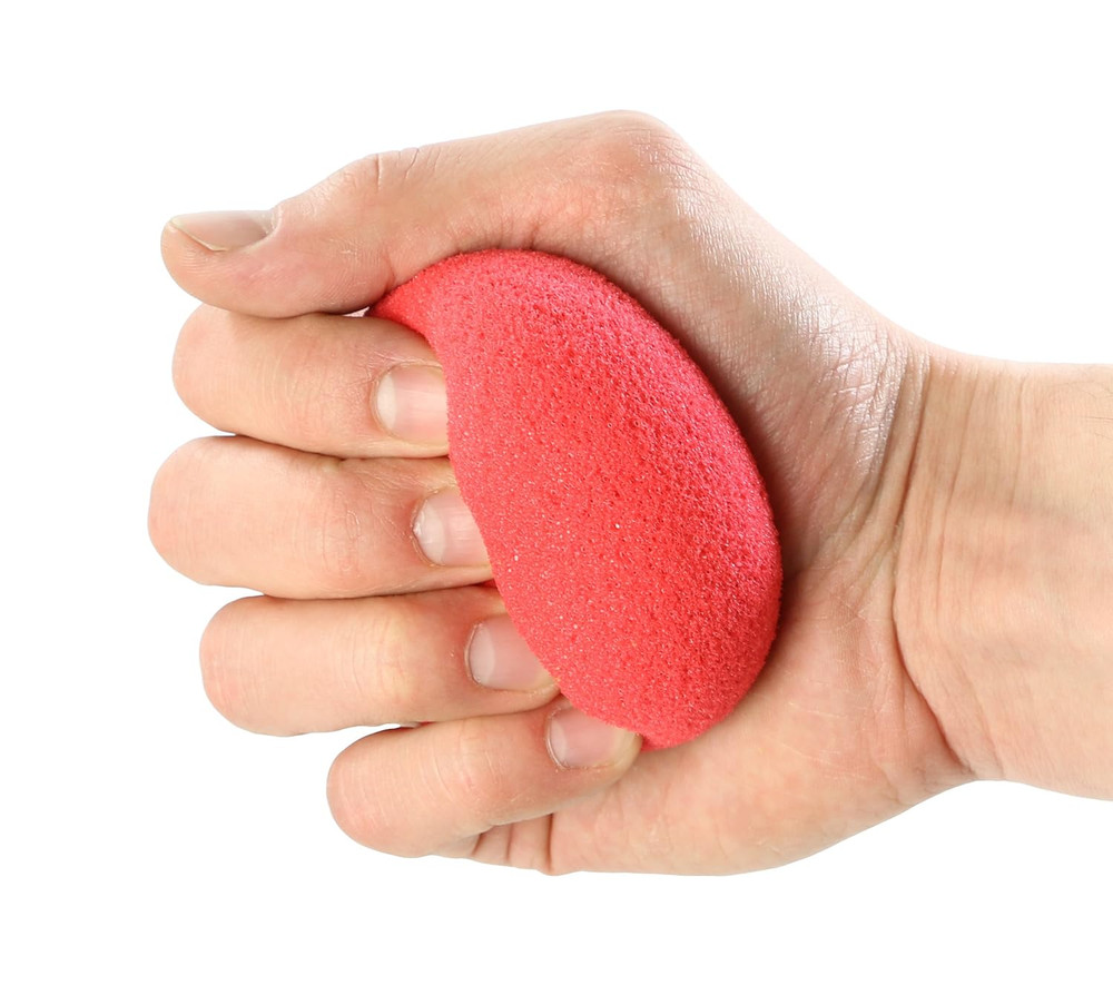 Memory Foam Ball 2.5 Inch Red Easy