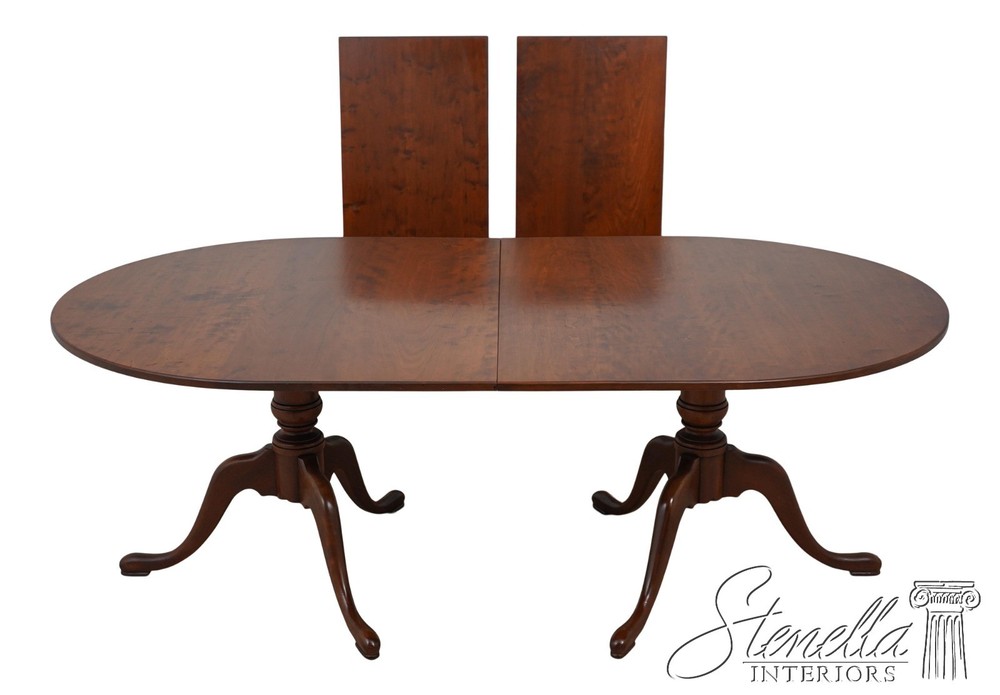 L60662: ELDRED WHEELER Cherry Bench Made Dining Room Table