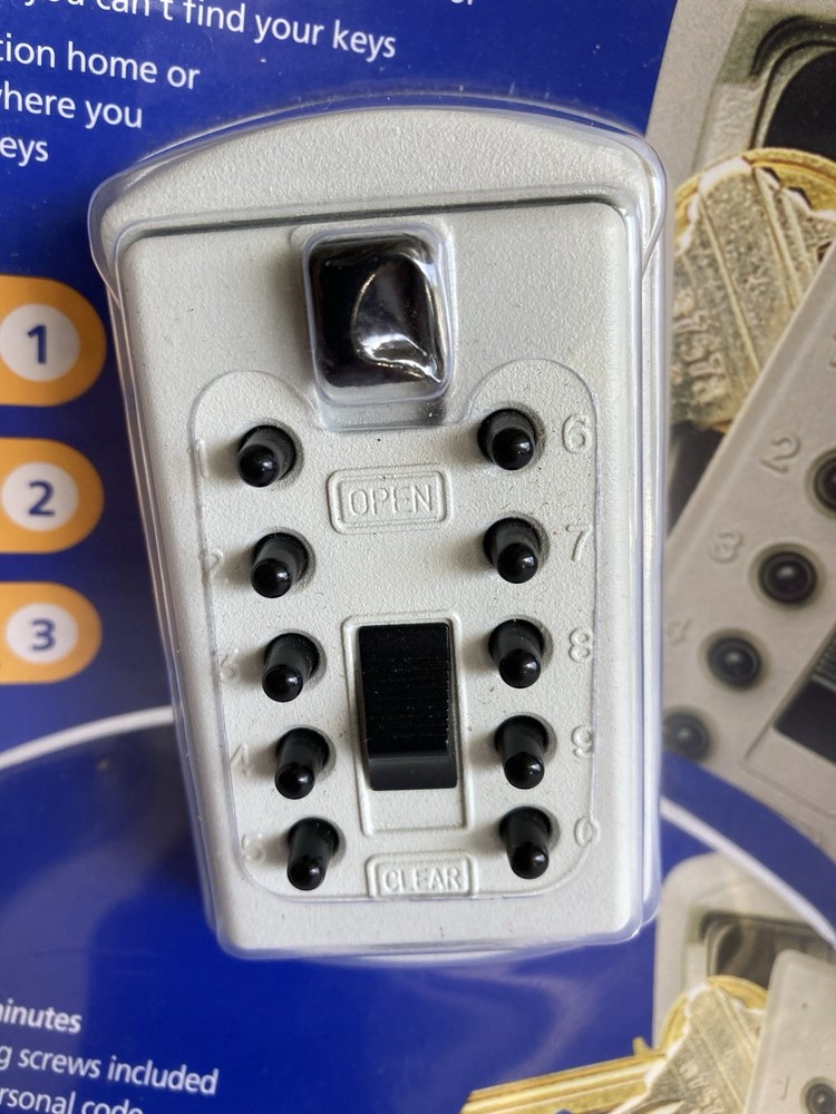 Kidde AccessPoint Push Button Wall Mounted Key Storage Safe Keysafe 001004 NEW