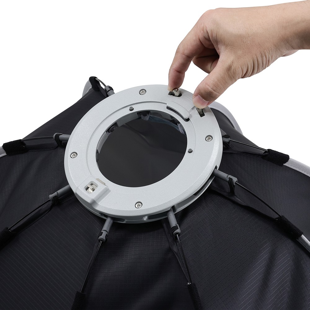 US TRIOPO K3-65 65cm Studio Flash LED Light Quick-Setup Octagon Softbox + Grid