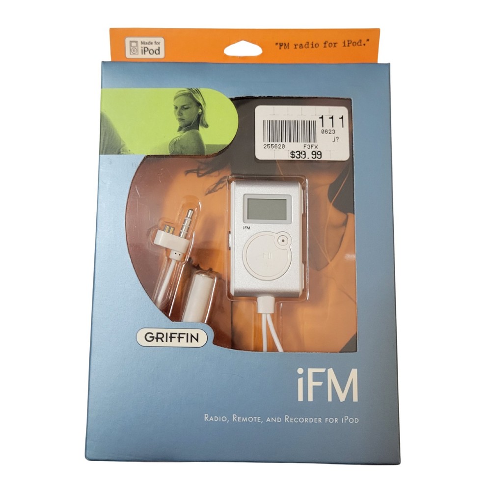 Griffin iFM Radio Remote Recorder For iPod White Accessory NEW Electronic