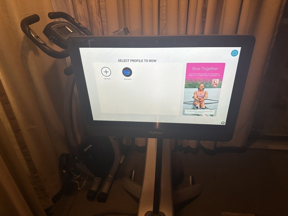 hydrow rowing machines used