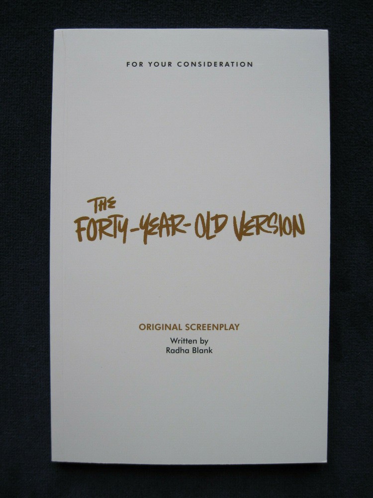 THE FORTY-YEAR-OLD VERSION - OSCAR CONSIDERATION SCRIPT - PB, 1st Edition