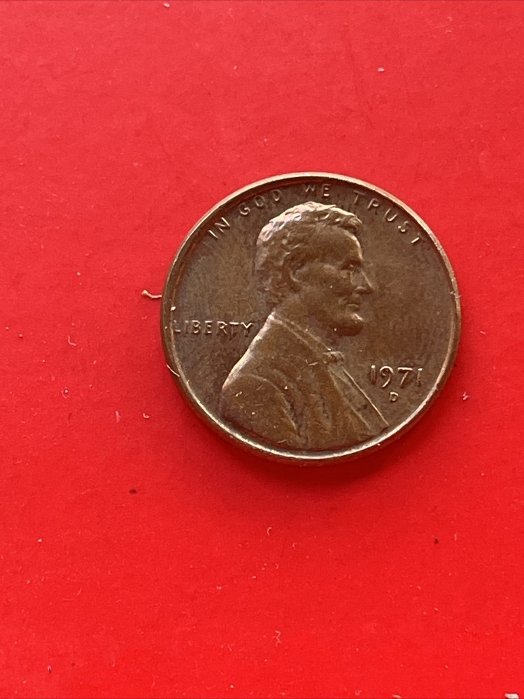 RARE 1971 “D” Lincoln Memorial Penny Error