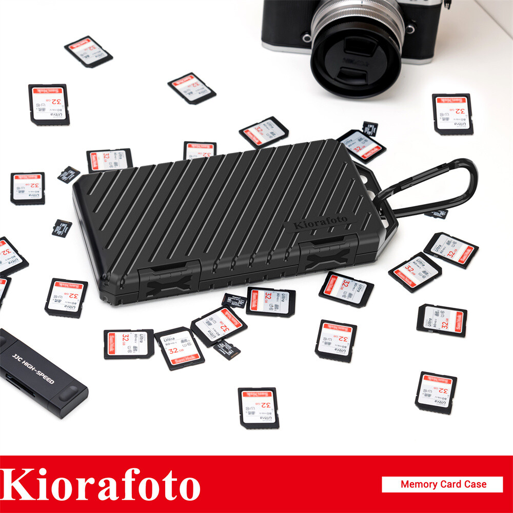 Memory Card Case Holder Storage fr 110 SD Micro SD TF with 3 Removable Slim Case