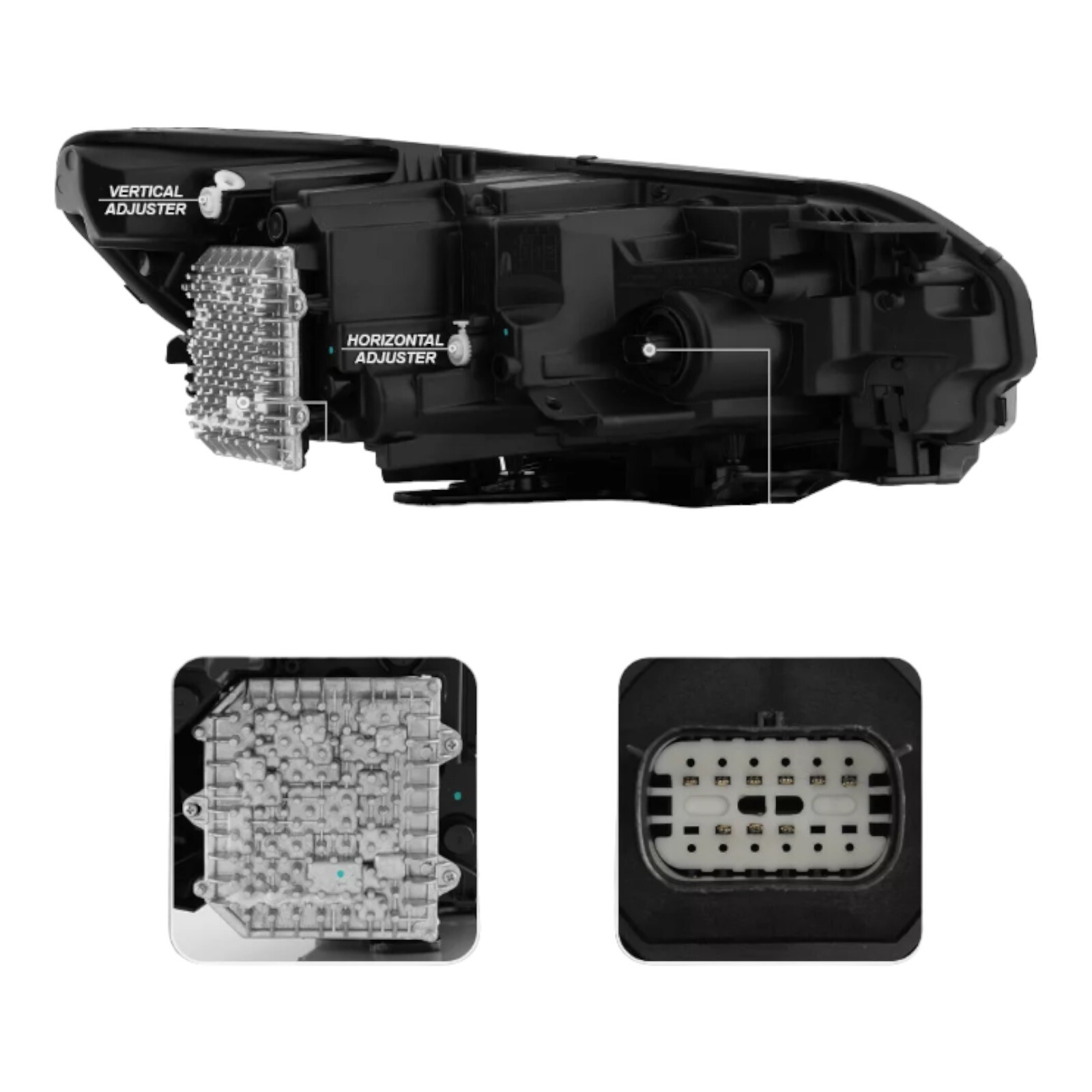 [Full LED] For 2019-2023 Jeep Cherokee Driver Side Projector Headlight LH