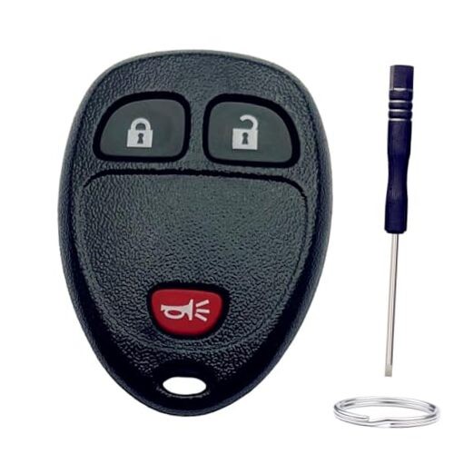 Key Fob Shell Replacement for Buick/Chevy Avalanche Equinox Express 3 Button