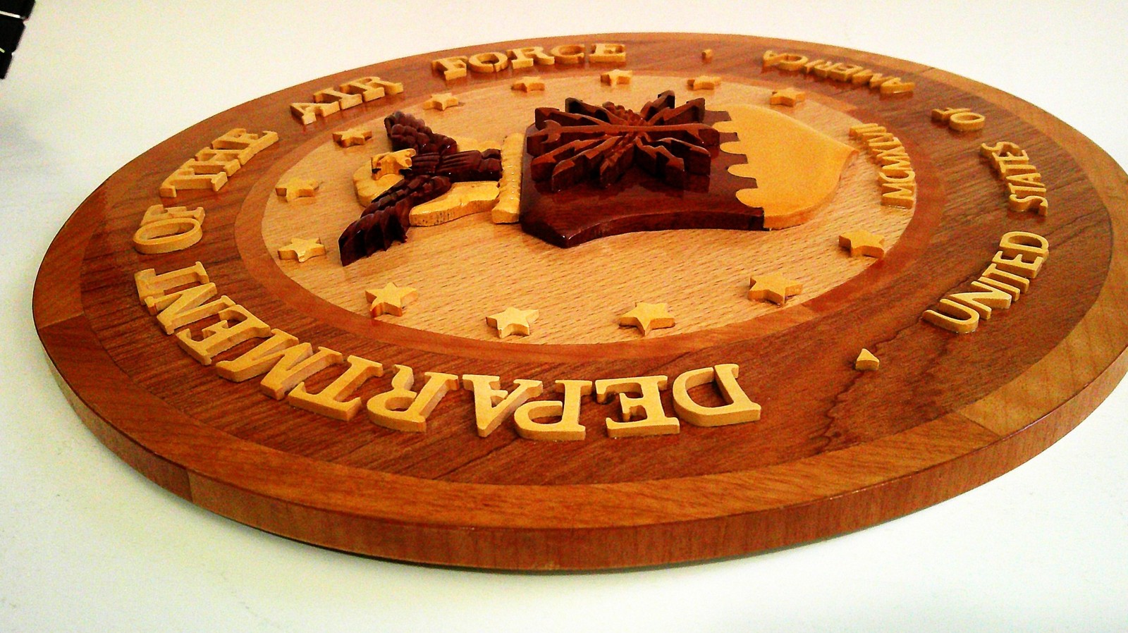 United States Air Force Wooden Military Wall Plaque 11.5"