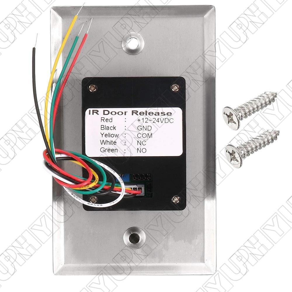 IR No Touch Exit Button Touchless Switch for Door Access Control Lock 115mmx70mm