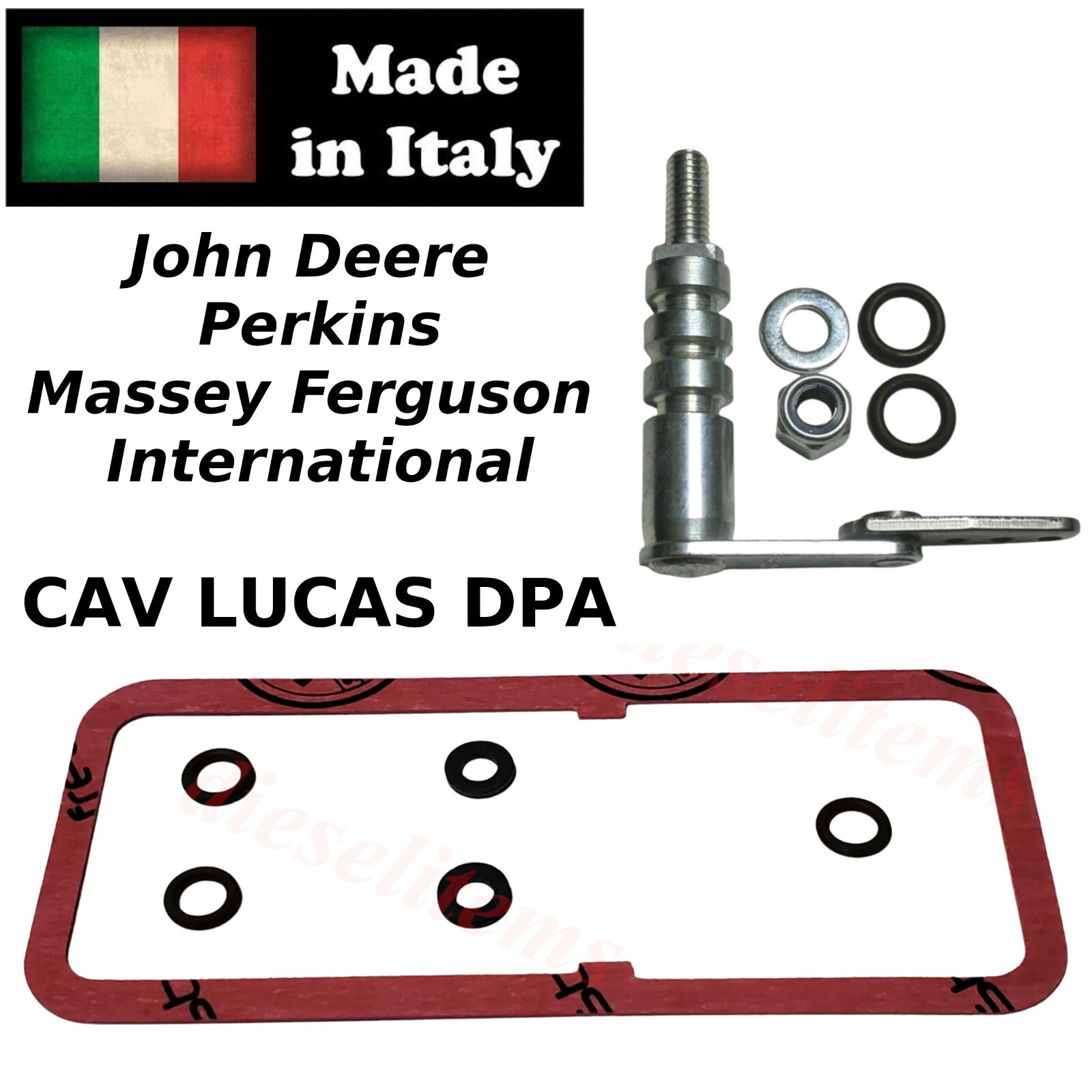 Cav / Lucas Top Cover Gasket & Throttle for DPA Diesel Injection Pump Fuel Leak