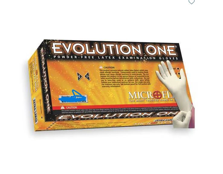 Microflex Evolution One Latex Gloves EV-2050-XS 200/PK