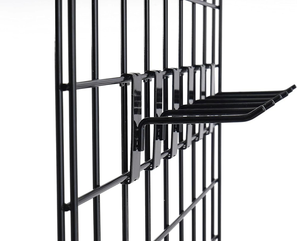 Gridwall Hooks 6 Inch 50PC Display Hooks for Grid Wall Heavy Duty Gridwall Hook