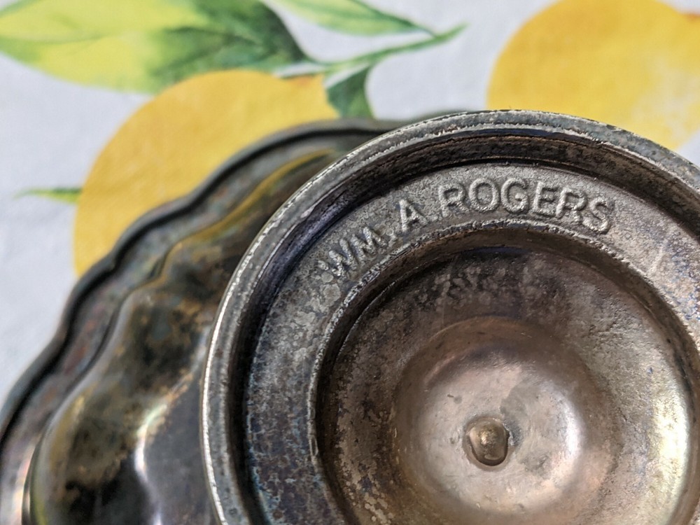 WM ROGERS CANDY DISH