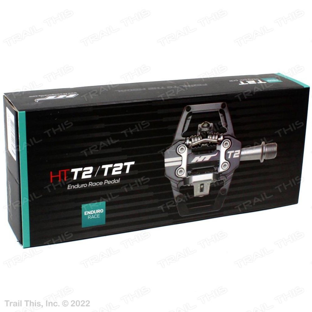 HT Components T2 Enduro Race Red Clipless / Platform Bike Pedals