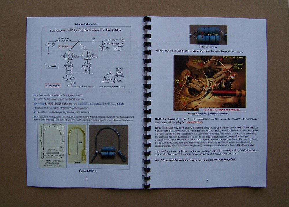 Heathkit SB-220 Amplifier Upgrades Manual