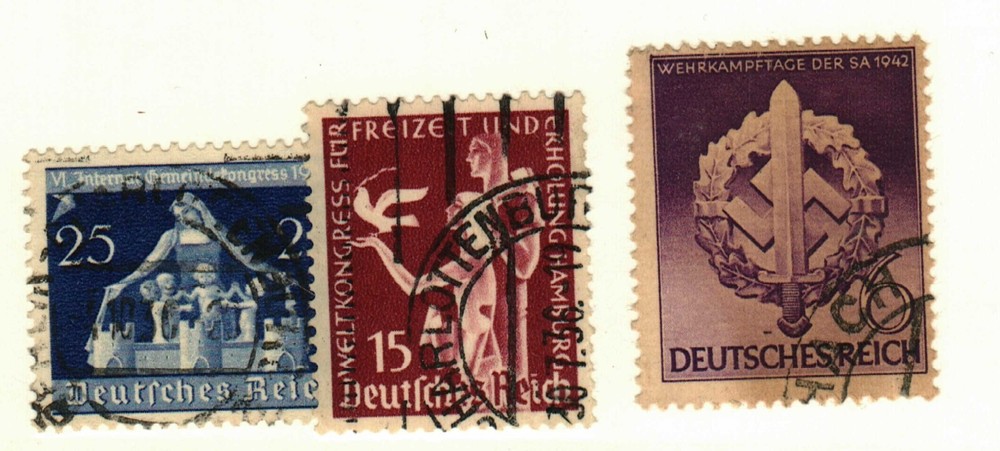 Germany #476, 478, 528 used