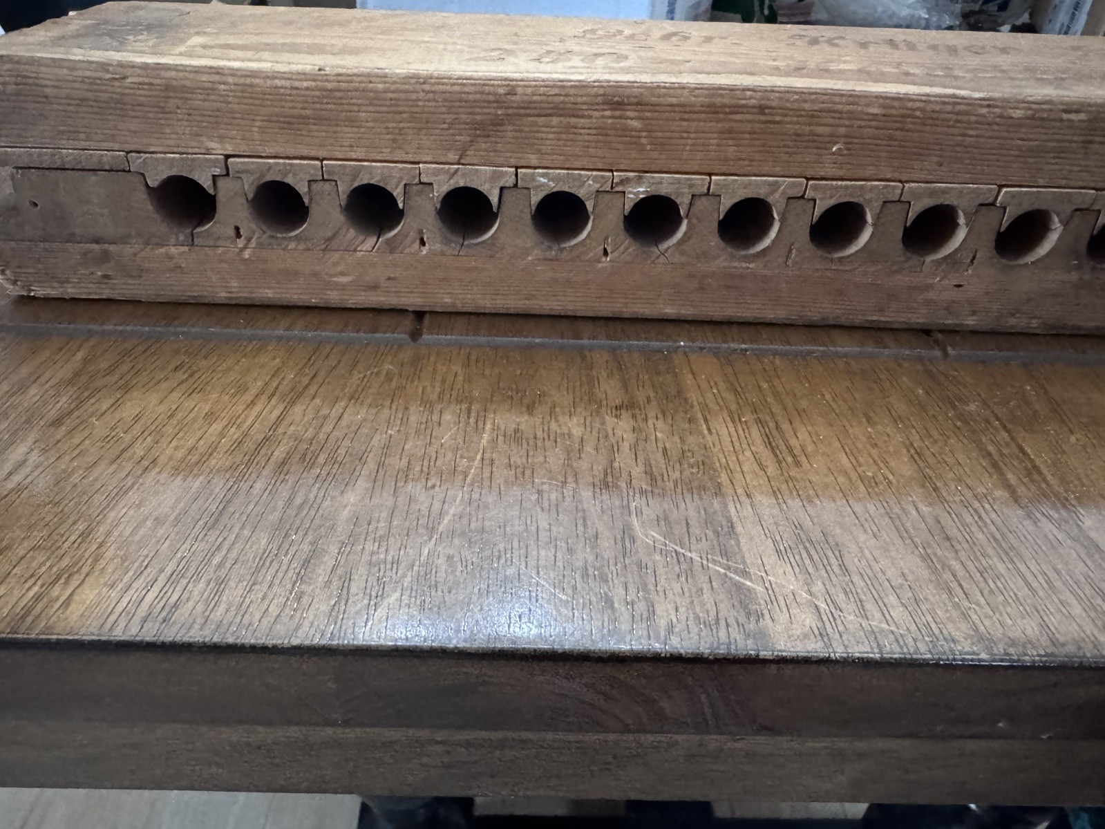 Antique/vintage German wooden cigar press (Gber. kruger gm 6h) 20 slot