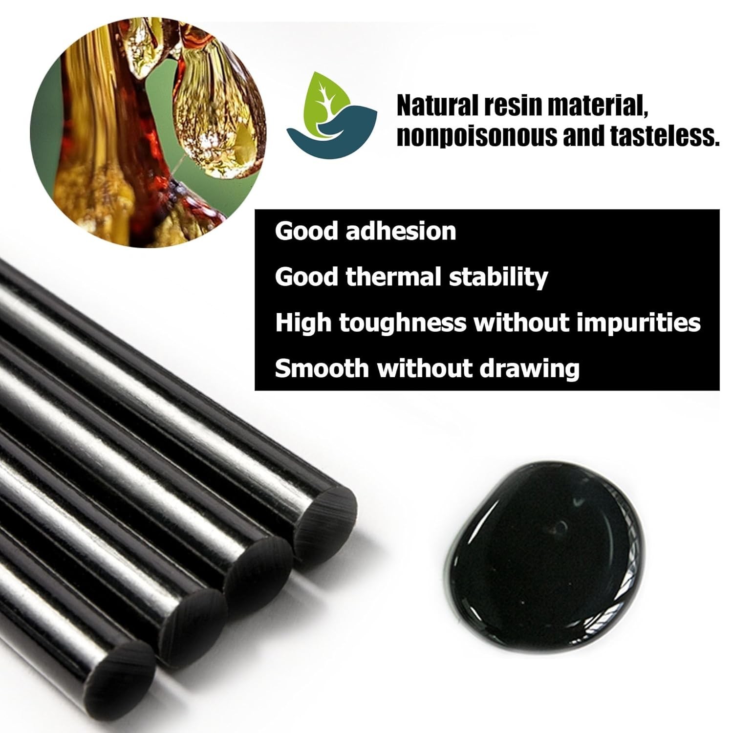 2 or 10Pc Black Paintless Dent Repair Glue Sticks,High Viscosity Hot Glue Sticks