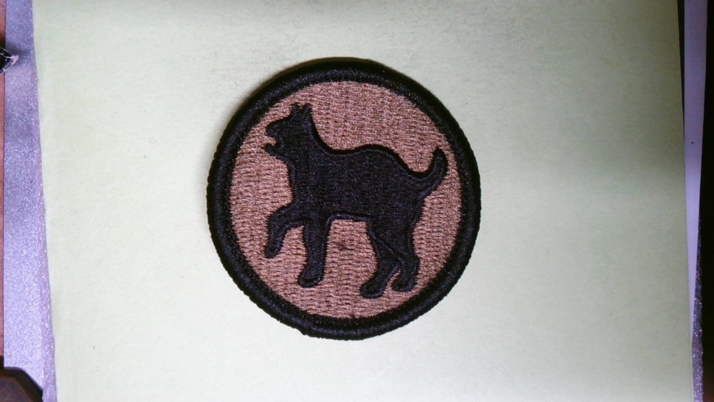 MILITARY PATCH HOOK & LOOP OCP MULTICAM US ARMY 81ST INFANTRY