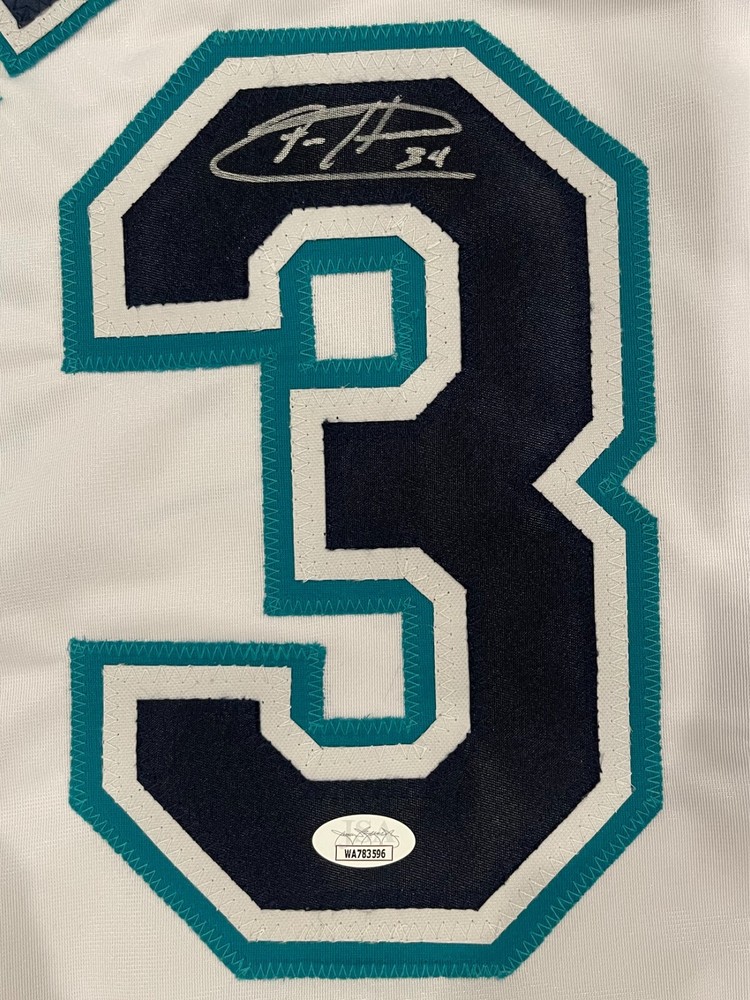 Felix Hernandez Signed Auto Seattle Mariners Custom Jersey JSA COA